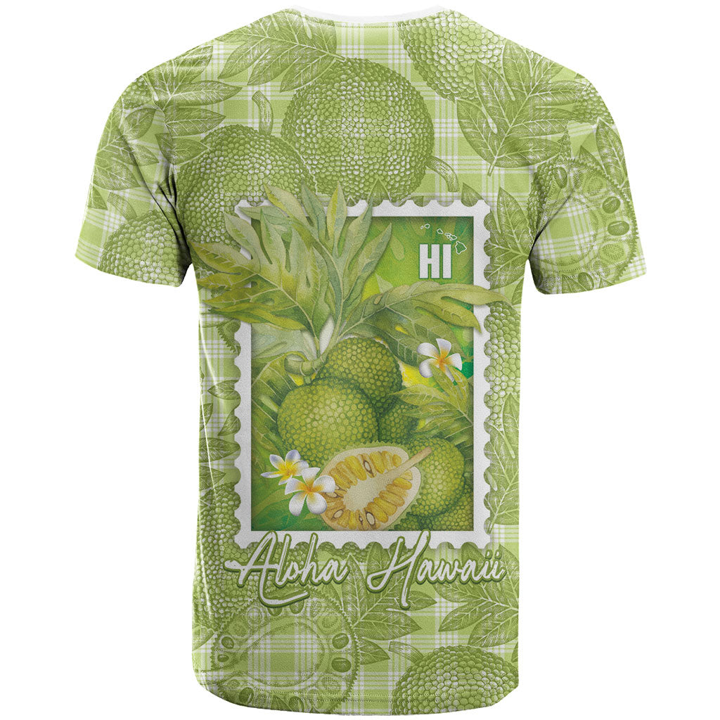 Aloha Hawaii Ulu Palaka Motifs T Shirt Hawaiian Breadfruit Stylized Stamp LT14 - Polynesian Pride