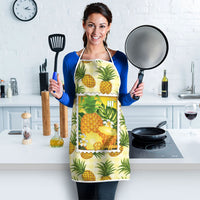 Aloha Hawaii Hala Kahiki Palaka Motifs Apron Hawaiian Pineapple Stylized Stamp LT14 - Polynesian Pride