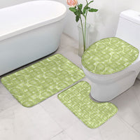 Omaomao Hawaii Breadfruit Palaka Motifs Bathroom Set LT14 - Polynesian Pride