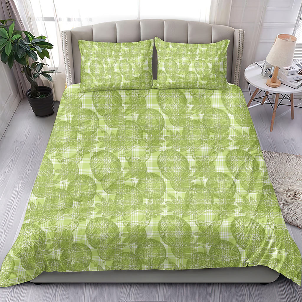 Omaomao Hawaii Breadfruit Palaka Motifs Bedding Set LT14 - Polynesian Pride