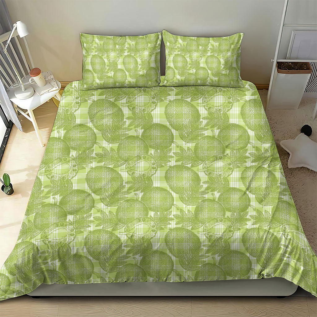 Omaomao Hawaii Breadfruit Palaka Motifs Bedding Set LT14 - Polynesian Pride