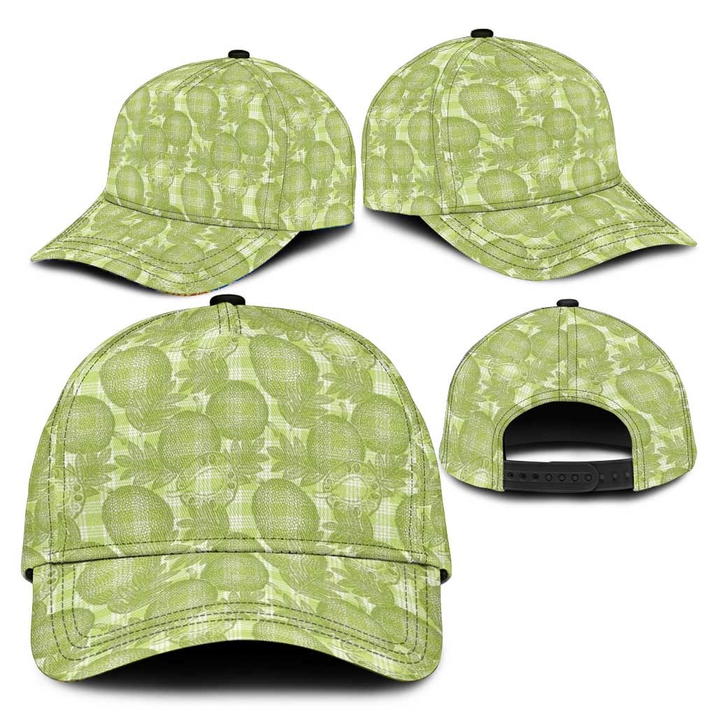 Omaomao Hawaii Breadfruit Palaka Motifs Classic Cap LT14 - Polynesian Pride