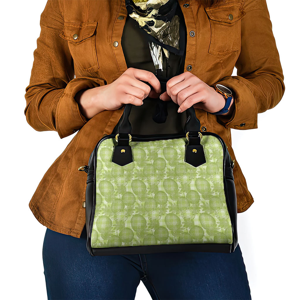 Omaomao Hawaii Breadfruit Palaka Motifs Shoulder Handbag LT14 - Polynesian Pride