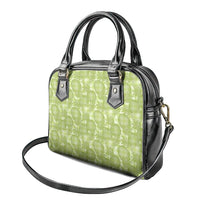 Omaomao Hawaii Breadfruit Palaka Motifs Shoulder Handbag LT14 - Polynesian Pride