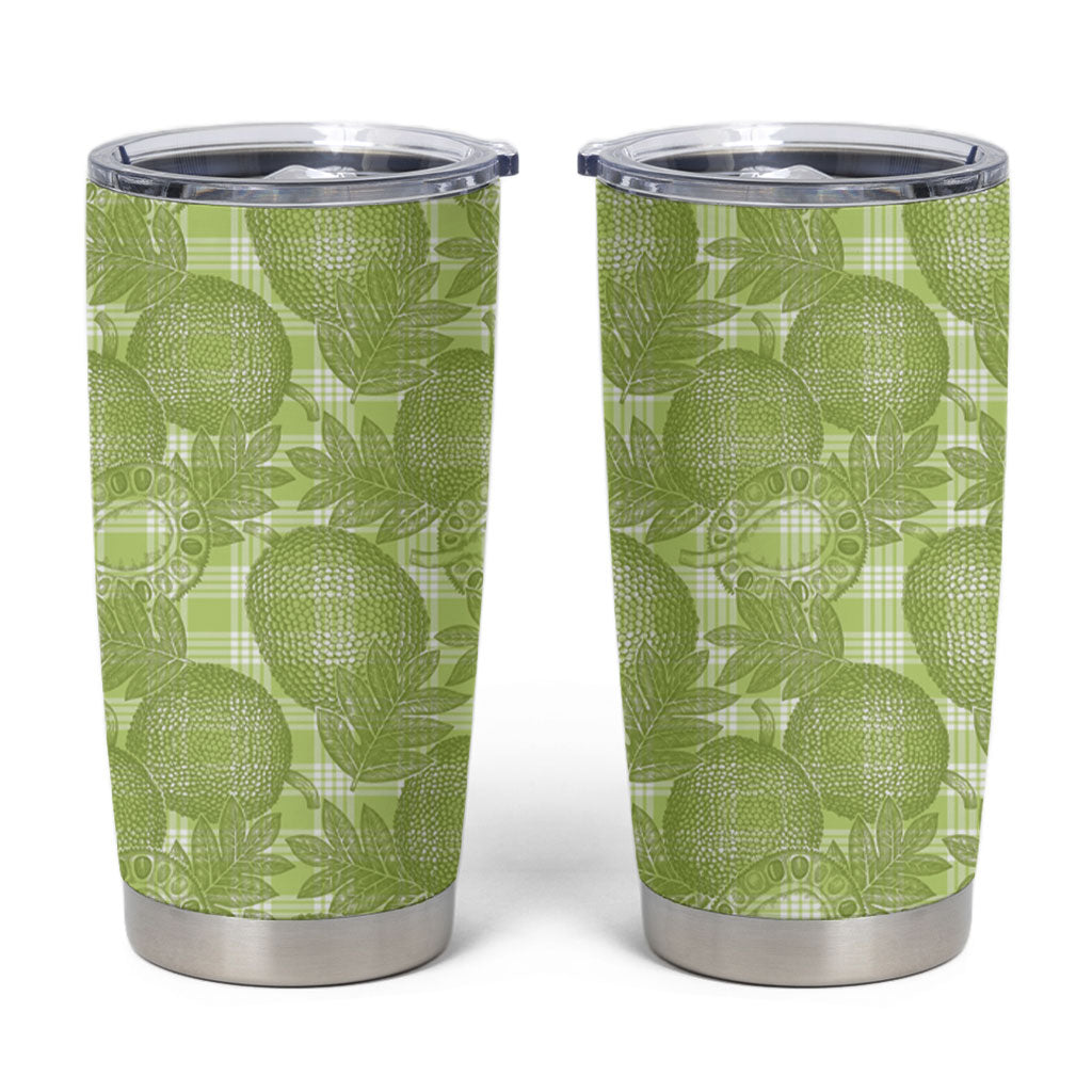 Omaomao Hawaii Breadfruit Palaka Motifs Tumbler Cup