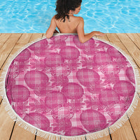 Alaka Hawaii Breadfruit Palaka Motifs Beach Blanket LT14 - Polynesian Pride