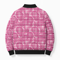 Alaka Hawaii Breadfruit Palaka Motifs Bomber Puffer Jacket LT14 - Polynesian Pride