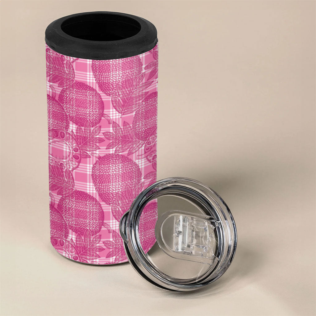 Alaka Hawaii Breadfruit Palaka Motifs 4 in 1 Can Cooler Tumbler LT14 - Polynesian Pride