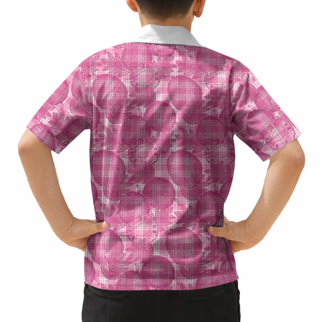 Alaka Hawaii Breadfruit Palaka Motifs Hawaiian Shirt LT14 - Polynesian Pride