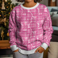 Alaka Hawaii Breadfruit Palaka Motifs Kid Ugly Christmas Sweater LT14 - Polynesian Pride