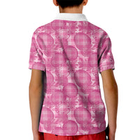 Alaka Hawaii Breadfruit Palaka Motifs Kid Polo Shirt LT14 - Polynesian Pride