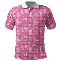 Alaka Hawaii Breadfruit Palaka Motifs Polo Shirt LT14 Pink - Polynesian Pride