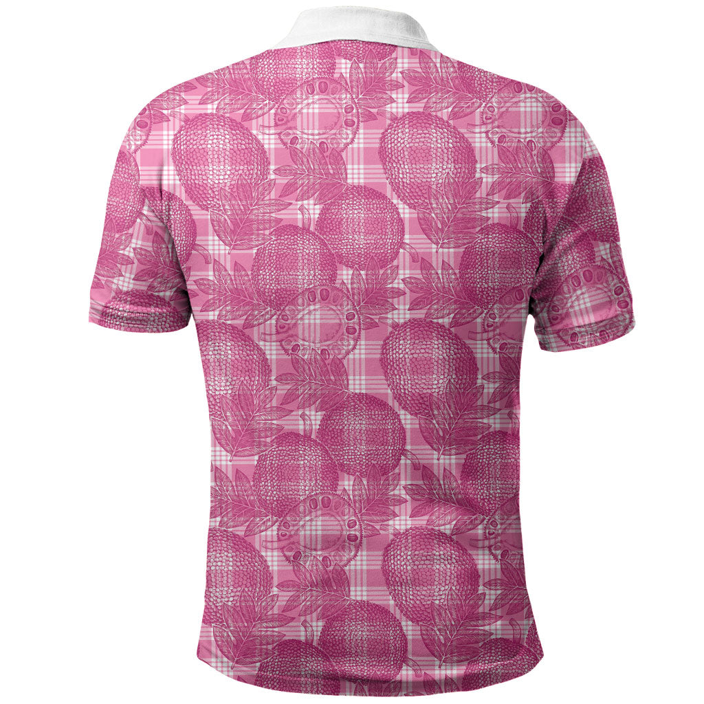 Alaka Hawaii Breadfruit Palaka Motifs Polo Shirt LT14 - Polynesian Pride