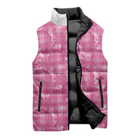 Alaka Hawaii Breadfruit Palaka Motifs Sleeveless Puffer Jacket LT14 - Polynesian Pride