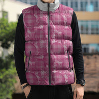 Alaka Hawaii Breadfruit Palaka Motifs Sleeveless Puffer Jacket LT14 - Polynesian Pride