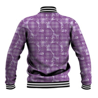 Poni Hawaii Breadfruit Palaka Motifs Baseball Jacket LT14 - Polynesian Pride