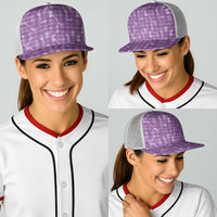 Poni Hawaii Breadfruit Palaka Motifs Baseball Net Cap LT14 - Polynesian Pride