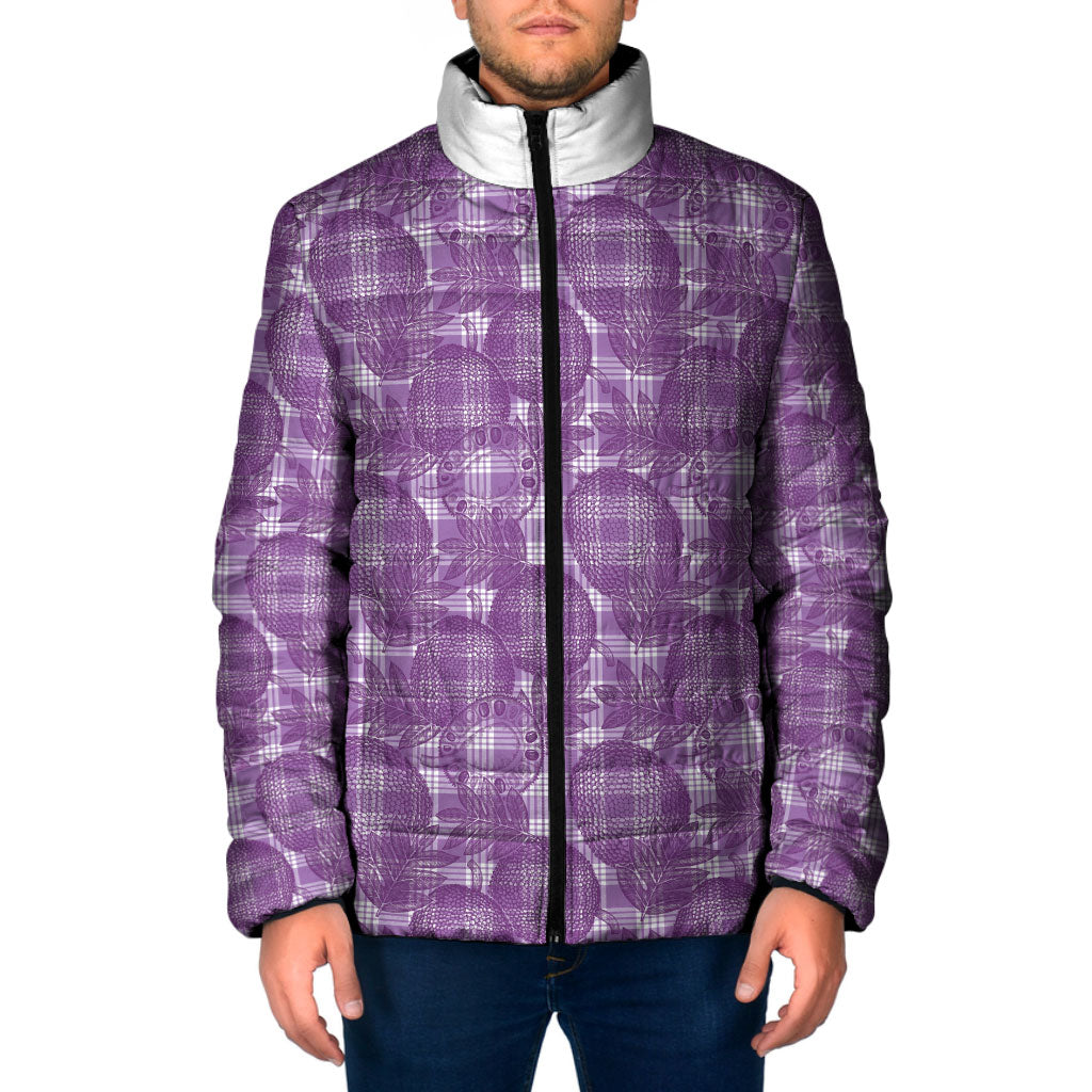 Poni Hawaii Breadfruit Palaka Motifs Padded Jacket