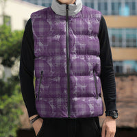 Poni Hawaii Breadfruit Palaka Motifs Sleeveless Puffer Jacket LT14 - Polynesian Pride