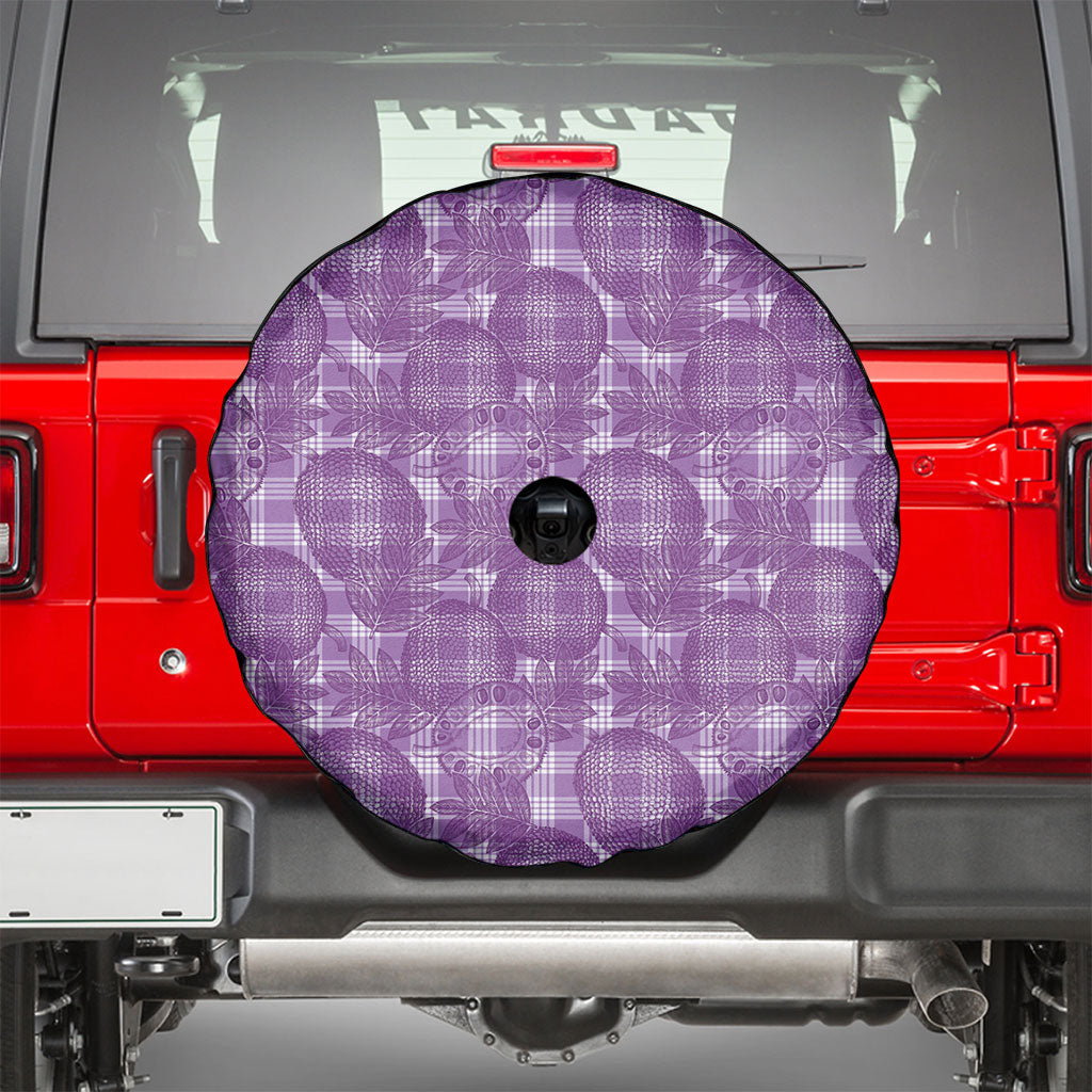 Poni Hawaii Breadfruit Palaka Motifs Spare Tire Cover LT14 - Polynesian Pride