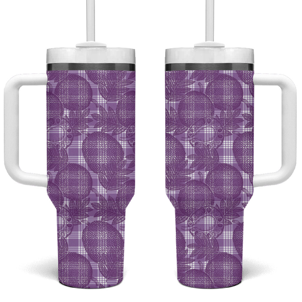 Poni Hawaii Breadfruit Palaka Motifs Tumbler With Handle