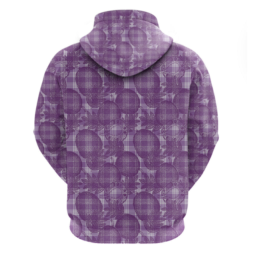 Poni Hawaii Breadfruit Palaka Motifs Zip Hoodie LT14 - Polynesian Pride