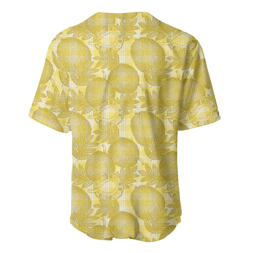 Melemele Hawaii Breadfruit Palaka Motifs Baseball Jersey LT14 - Polynesian Pride
