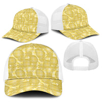 Melemele Hawaii Breadfruit Palaka Motifs Baseball Net Cap LT14 - Polynesian Pride