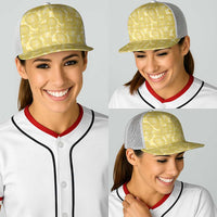 Melemele Hawaii Breadfruit Palaka Motifs Baseball Net Cap LT14 - Polynesian Pride
