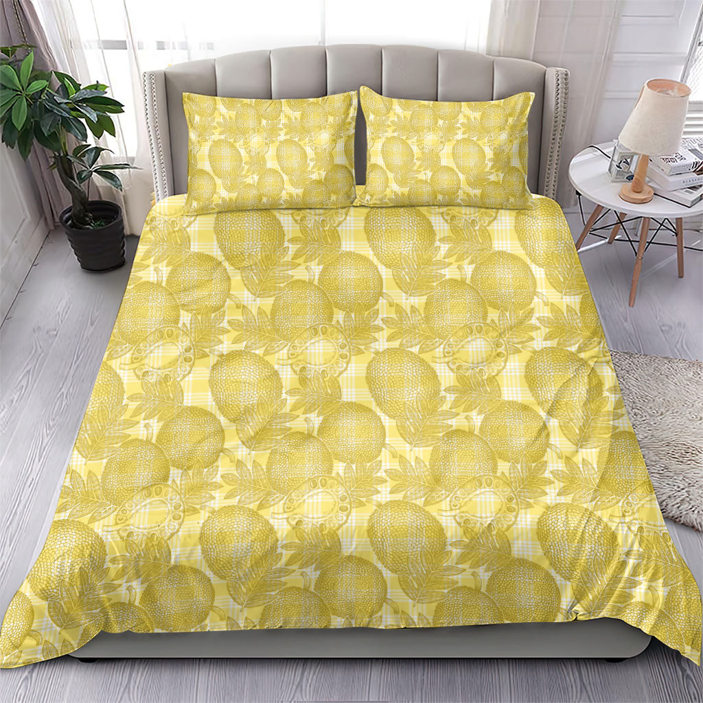 Melemele Hawaii Breadfruit Palaka Motifs Bedding Set LT14 - Polynesian Pride