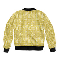 Melemele Hawaii Breadfruit Palaka Motifs Bomber Jacket LT14 - Polynesian Pride