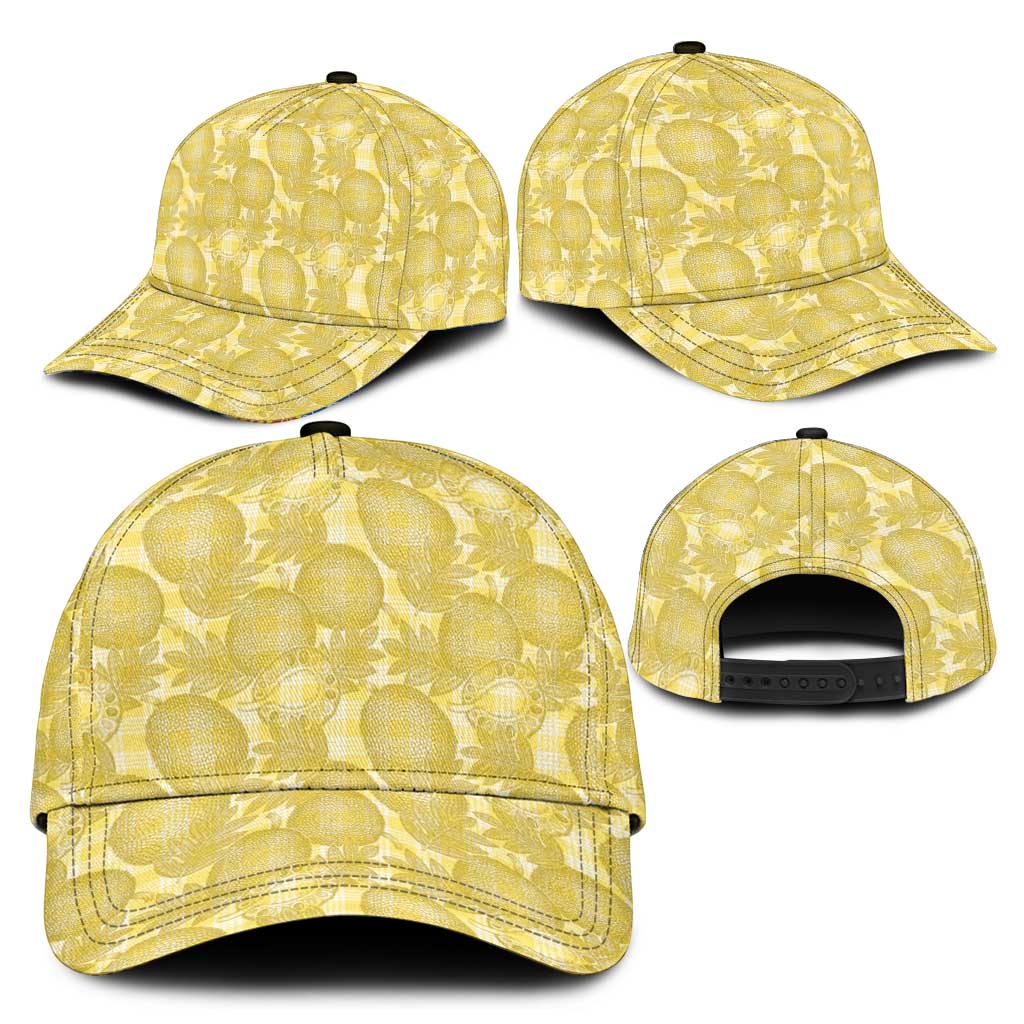 Melemele Hawaii Breadfruit Palaka Motifs Classic Cap LT14 - Polynesian Pride