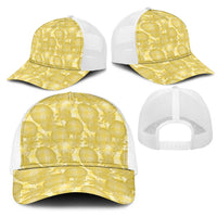 Melemele Hawaii Breadfruit Palaka Motifs Mesh Trucker Cap LT14 - Polynesian Pride