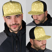 Melemele Hawaii Breadfruit Palaka Motifs Mesh Trucker Cap LT14 - Polynesian Pride