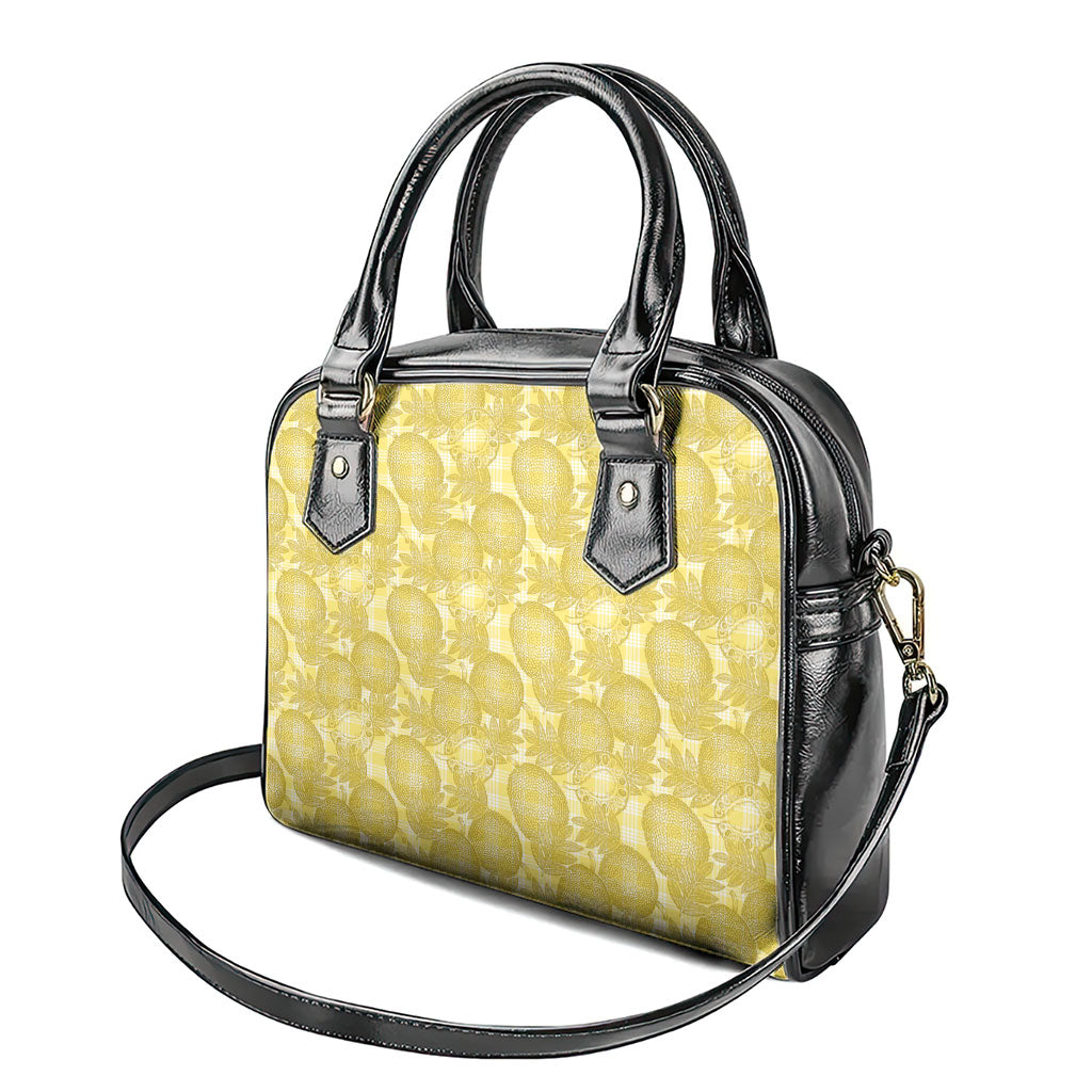 Melemele Hawaii Breadfruit Palaka Motifs Shoulder Handbag LT14 - Polynesian Pride