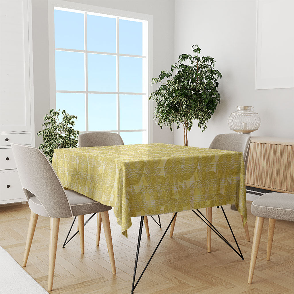 Melemele Hawaii Breadfruit Palaka Motifs Tablecloth LT14 - Polynesian Pride