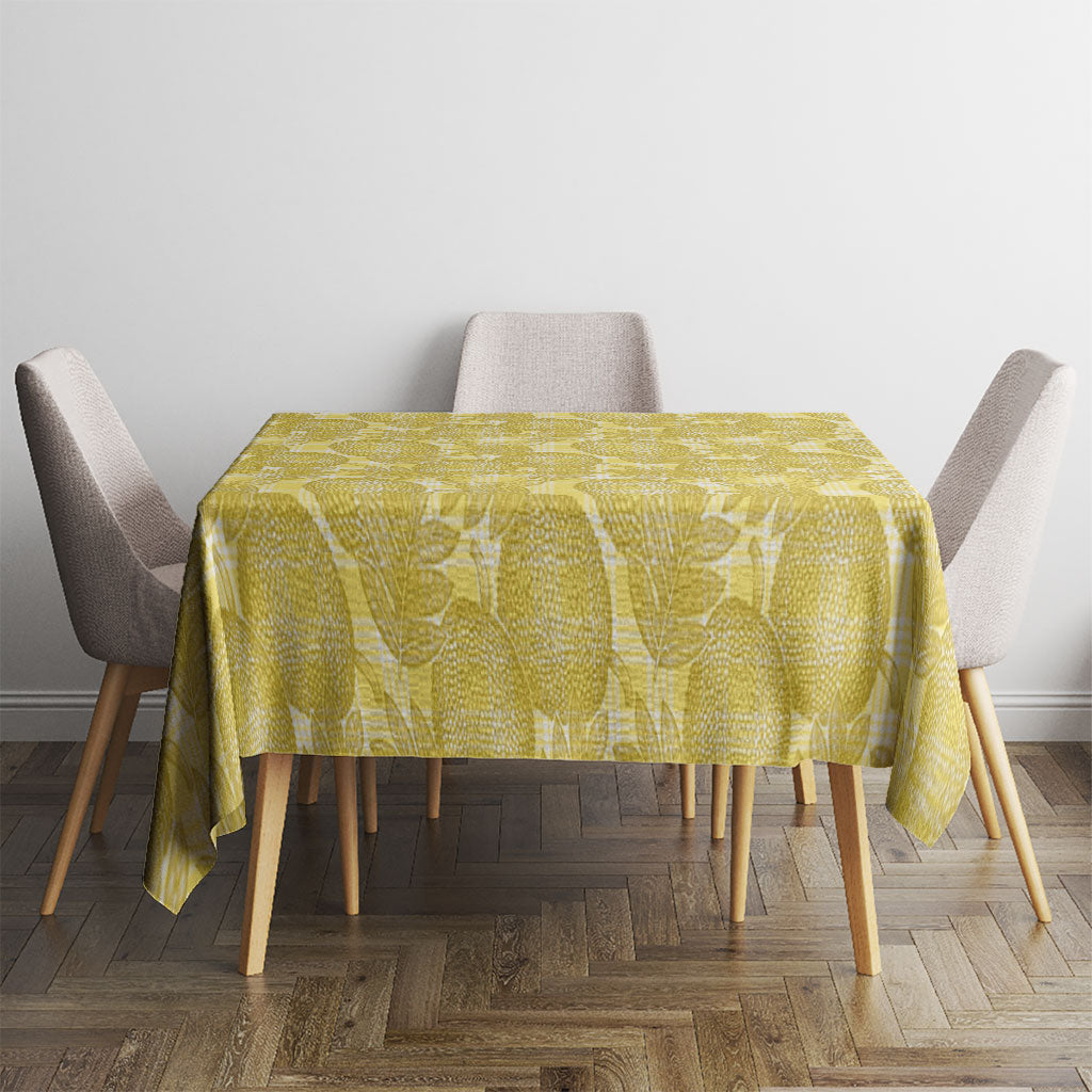 Melemele Hawaii Breadfruit Palaka Motifs Tablecloth LT14 - Polynesian Pride