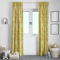 Melemele Hawaii Breadfruit Palaka Motifs Window Curtain LT14 - Polynesian Pride