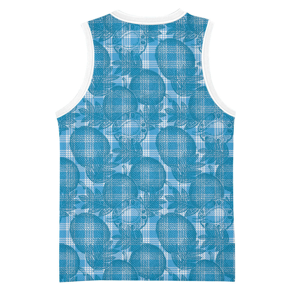 Polu Hawaii Breadfruit Palaka Motifs Basketball Jersey LT14 - Polynesian Pride