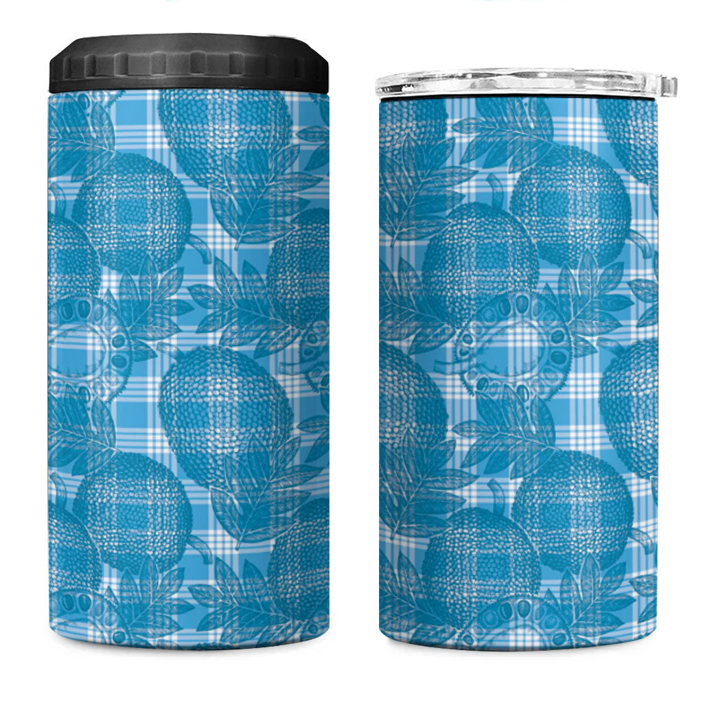Polu Hawaii Breadfruit Palaka Motifs 4 in 1 Can Cooler Tumbler
