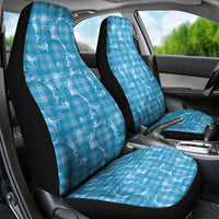 Polu Hawaii Breadfruit Palaka Motifs Car Seat Cover LT14 - Polynesian Pride