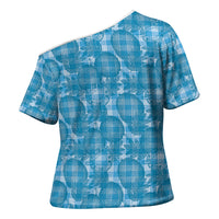 Polu Hawaii Breadfruit Palaka Motifs Cross Shoulder Shirt LT14 - Polynesian Pride