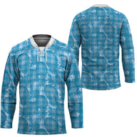 Polu Hawaii Breadfruit Palaka Motifs Hockey Jersey LT14 - Polynesian Pride