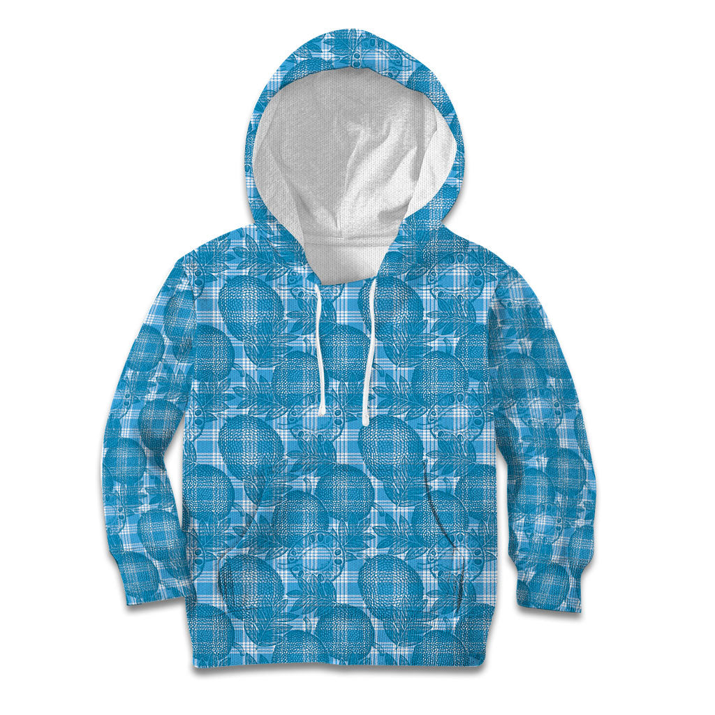 Polu Hawaii Breadfruit Palaka Motifs Kid Hoodie