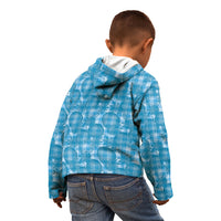 Polu Hawaii Breadfruit Palaka Motifs Kid Hoodie LT14 - Polynesian Pride