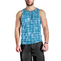 Polu Hawaii Breadfruit Palaka Motifs Men Tank Top LT14 - Polynesian Pride
