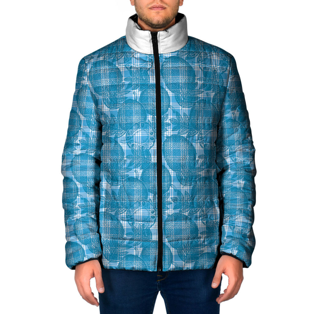 Polu Hawaii Breadfruit Palaka Motifs Padded Jacket