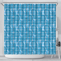 Polu Hawaii Breadfruit Palaka Motifs Shower Curtain LT14 - Polynesian Pride