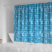 Polu Hawaii Breadfruit Palaka Motifs Shower Curtain LT14 - Polynesian Pride