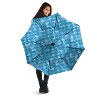 Polu Hawaii Breadfruit Palaka Motifs Umbrella LT14 - Polynesian Pride